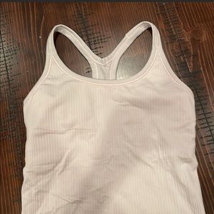 Lululemon tank with bra support. Sz 6